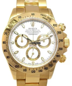 Nice Fake Rolex Daytona 116528 Automatic Movement 40mm Yellow Gold Case Mens/unisex Watch