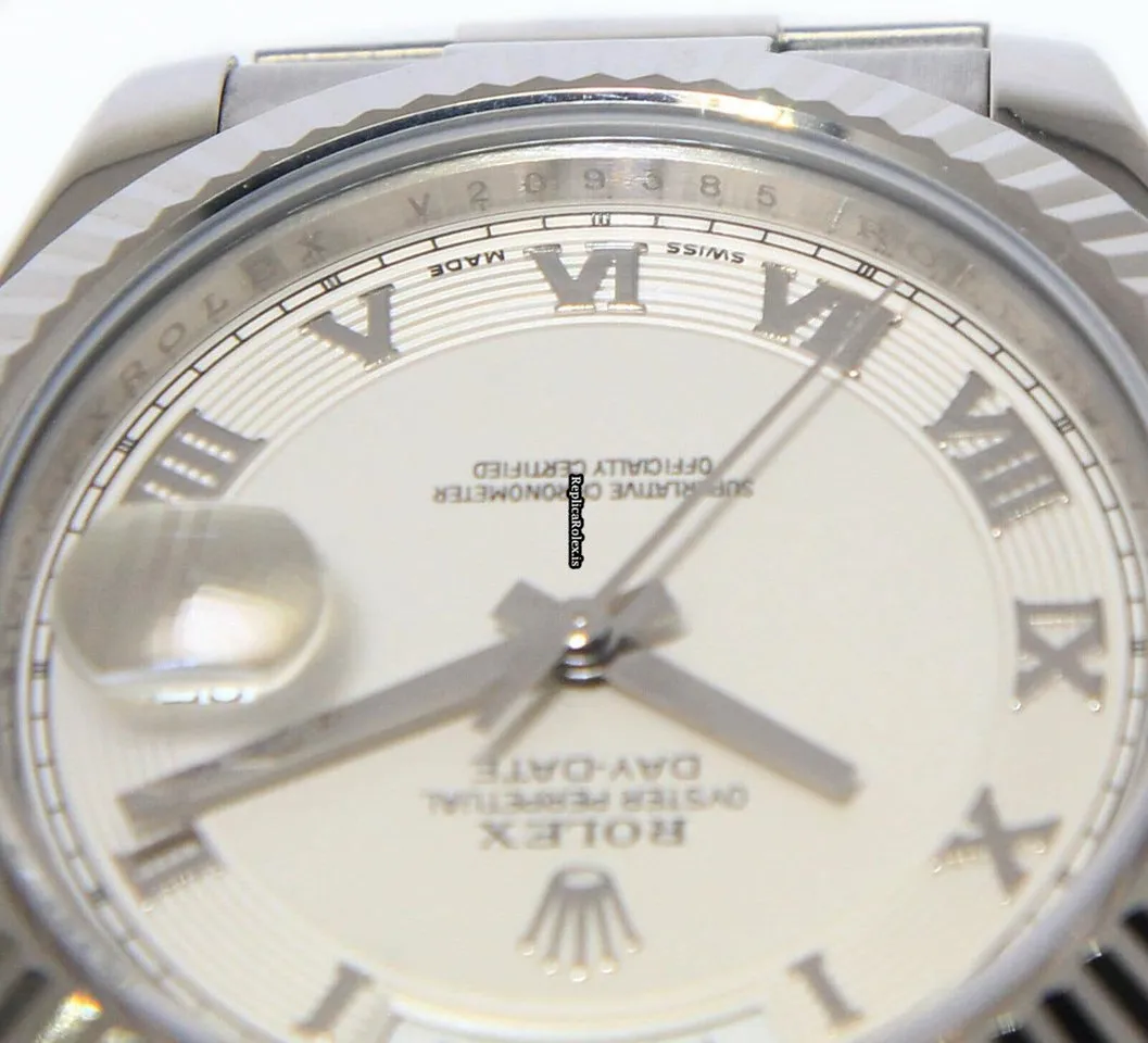 High-end Replica Rolex Day-date II 218239 Automatic Movement 41mm White Gold Case Watch - Image 6