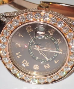 Amazing Fake Rolex Sky-dweller Self Winding Automatic 42mm Rose Gold Case Mens/unisex Watch