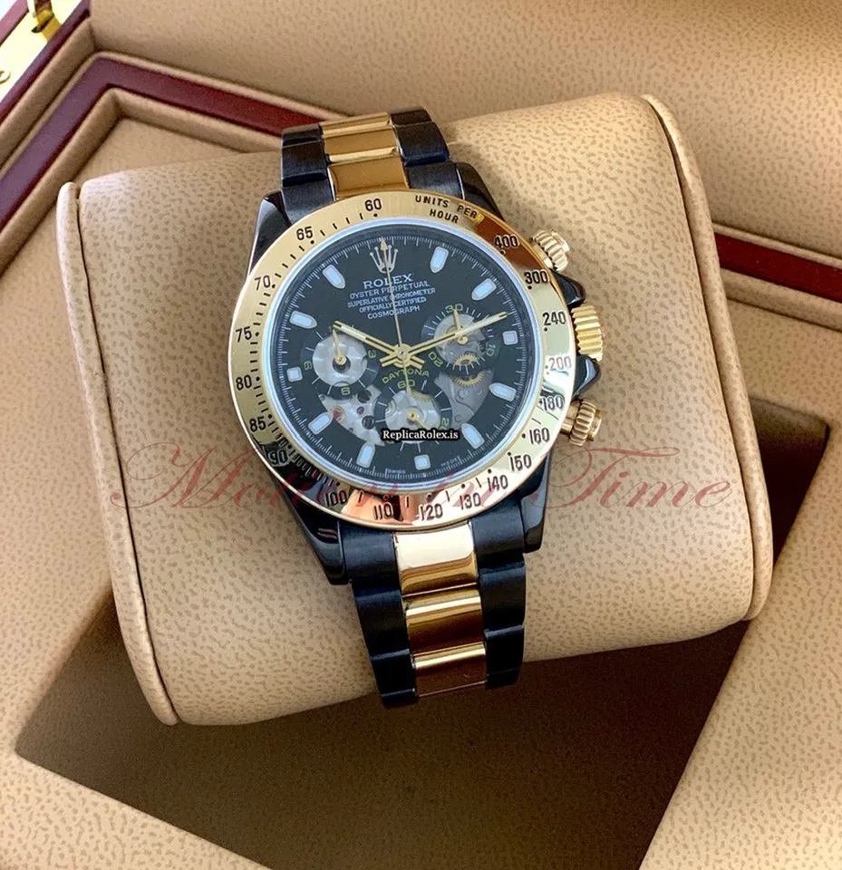 Reliable Fake Rolex Daytona 116523 Caliber 4130 Automatic Movement 40mm Gold/steel Case Mens/unisex Watch