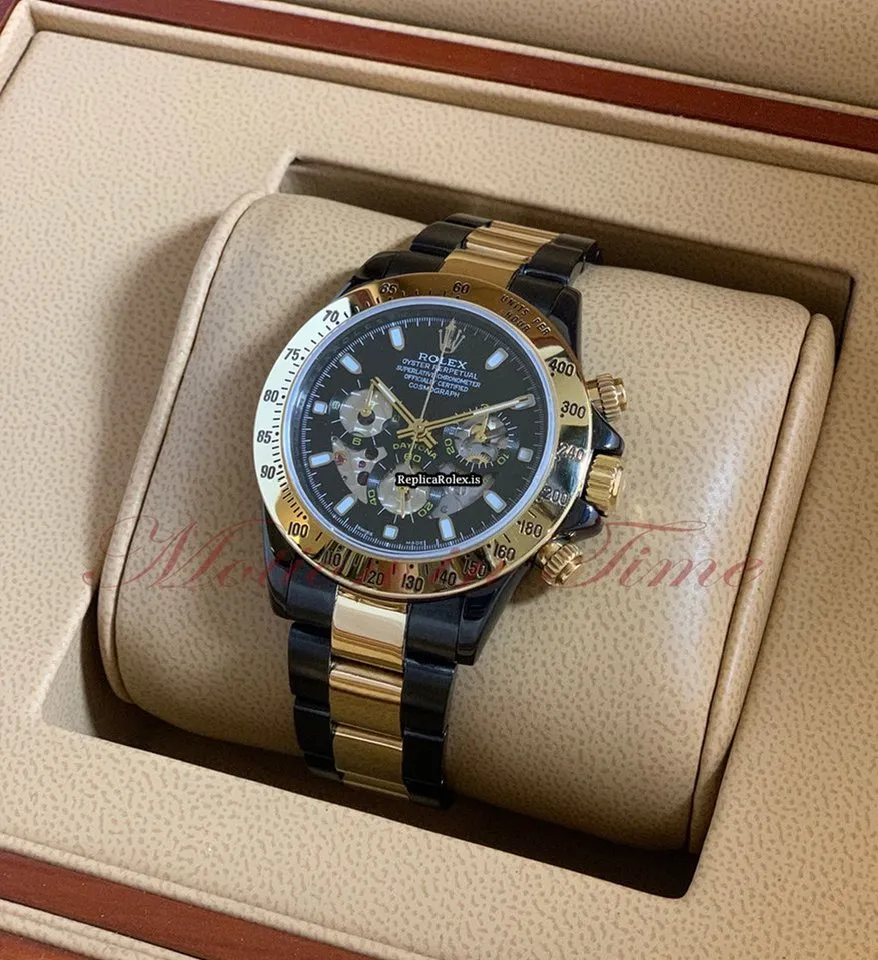 Reliable Fake Rolex Daytona 116523 Caliber 4130 Automatic Movement 40mm Gold/steel Case Mens/unisex Watch - Image 2