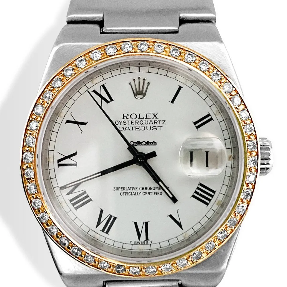 Incredible Replica Rolex Datejust Oysterquartz 17000 Quartz Movement 36mm Steel Case Mens/unisex Watch - Image 3