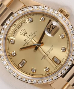 Attractive Replica Rolex Day-date 36 18038 Automatic Movement 36mm Yellow Gold Case Mens/unisex Watch