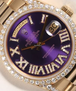 Superb Fake Rolex Day-date 36 18038 Automatic Movement 36mm Yellow Gold Case Mens/unisex Watch