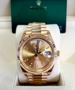 Superior Replica Rolex Day-date 40 228238 Caliber 3255 Automatic Movement 40mm Yellow Gold Case Mens/unisex Watch