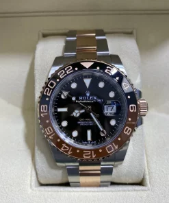 Cheap Fake Rolex Gmt-master II 126711chnr Caliber 3285 Automatic Movement 40mm Gold/steel Case Mens/unisex Watch