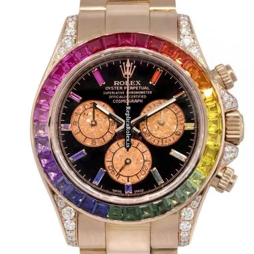 Ideal Replica Rolex Daytona 116505 Automatic Movement 40mm Rose Gold Case Watch