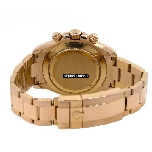 Ideal Replica Rolex Daytona 116505 Automatic Movement 40mm Rose Gold Case Watch - Image 5