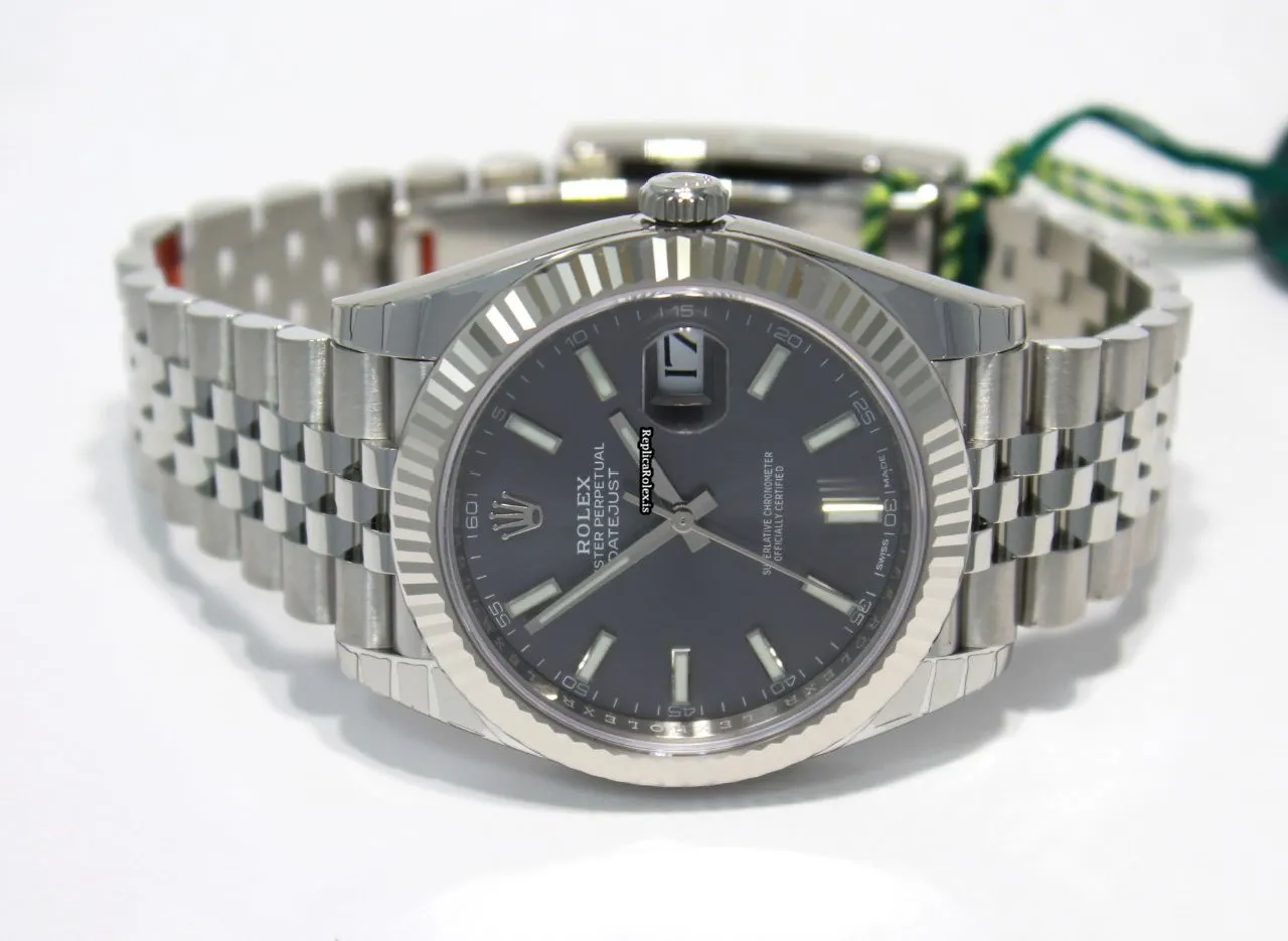 1:1 Fake Rolex Datejust 126334 Automatic Movement 41mm Steel Case Watch - Image 12