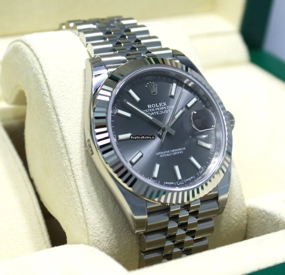 1:1 Fake Rolex Datejust 126334 Automatic Movement 41mm Steel Case Watch - Image 2