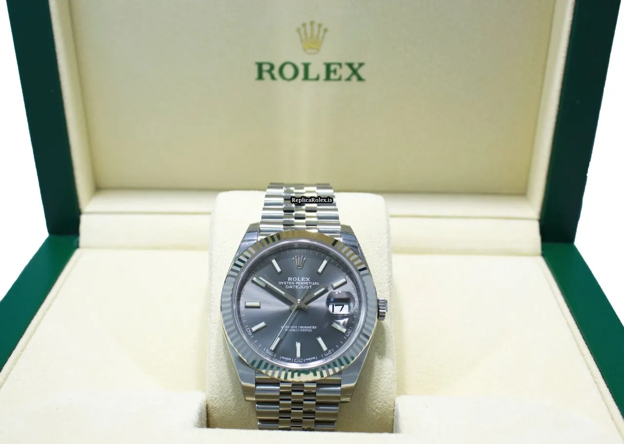 1:1 Fake Rolex Datejust 126334 Automatic Movement 41mm Steel Case Watch - Image 3