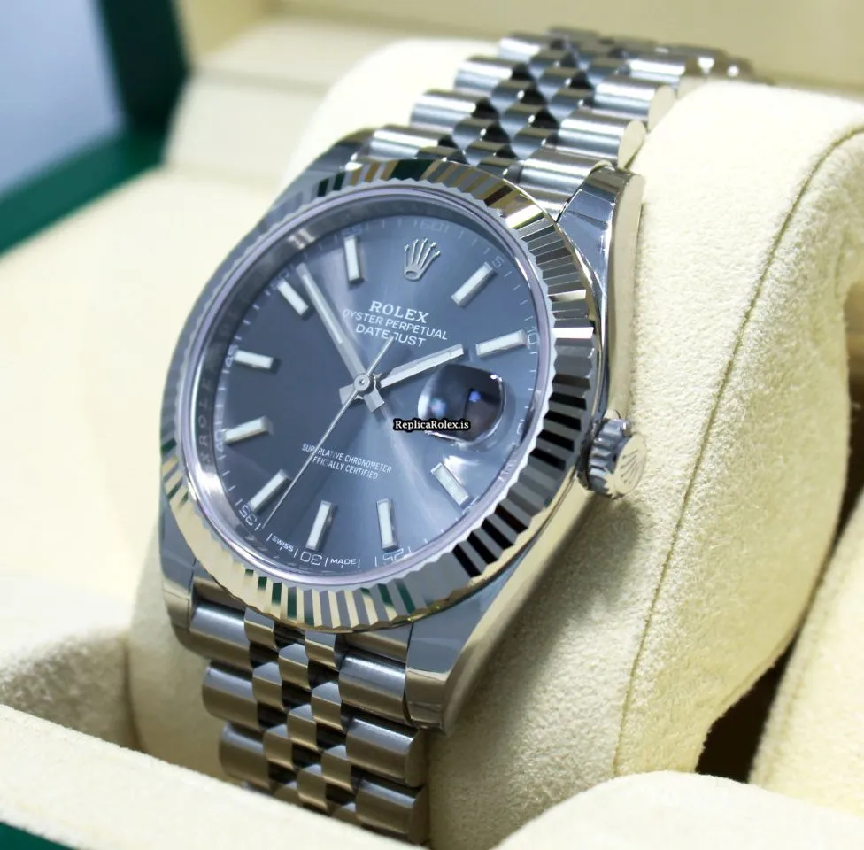 1:1 Fake Rolex Datejust 126334 Automatic Movement 41mm Steel Case Watch - Image 6