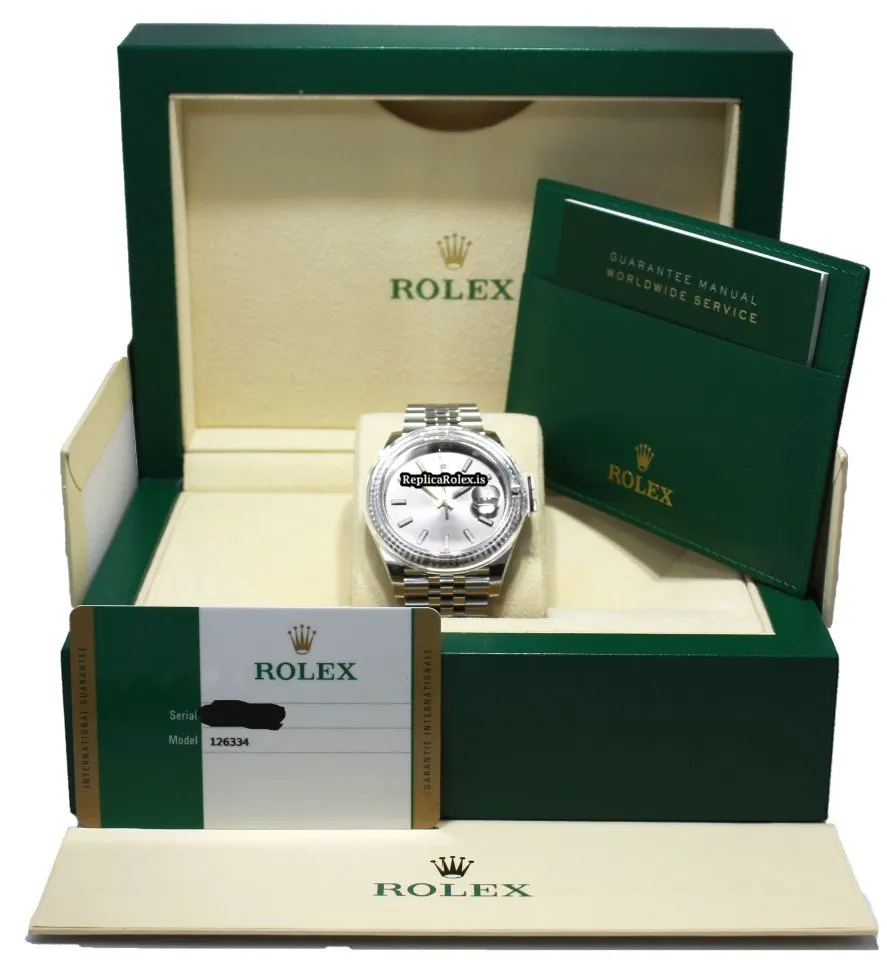 1:1 Fake Rolex Datejust 126334 Automatic Movement 41mm Steel Case Watch - Image 7