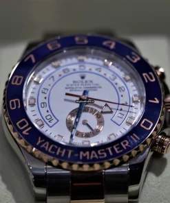 Pleasing Replica Rolex Yacht-master II 116681 Automatic Movement 44mm Gold/steel Case Mens/unisex Watch