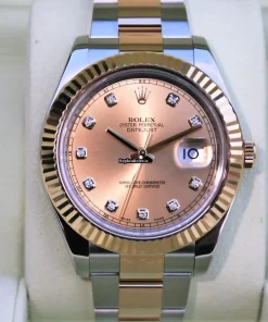 Exquisite Fake Rolex Datejust II 116333 Caliber 3136 Automatic Movement 41mm Gold/steel Case Mens/unisex Watch