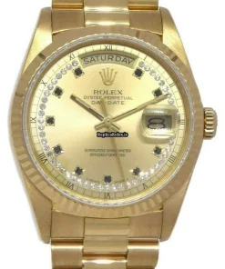 Cool Clone Rolex Day-date 36 18238 Automatic Movement 36mm Yellow Gold Case Watch