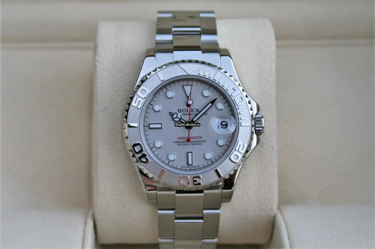 Affordable Fakes Rolex Yacht-master 168622 Caliber 2235 Automatic Movement 35mm Steel Case Mens/unisex Watch - Image 3