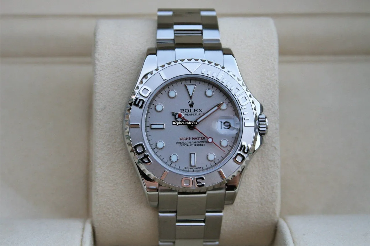 Affordable Fakes Rolex Yacht-master 168622 Caliber 2235 Automatic Movement 35mm Steel Case Mens/unisex Watch - Image 7