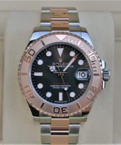 Wholesale Replica Rolex Yacht-master 37 268621 Caliber 2236 Automatic Movement 37mm Gold/steel Case Mens/unisex Watch