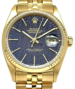 Fantastic Replica Rolex Datejust 16018 Automatic Movement 36mm Yellow Gold Case Mens/unisex Watch