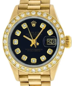 Wonderful Copy Rolex Lady-datejust 69178 Caliber 2135 Automatic Movement 26mm Yellow Gold Case Womens Watch