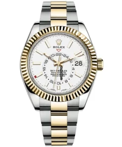 Fabulous Replica Rolex Sky-dweller 326933 Caliber 9001 Automatic Movement 42mm Gold/steel Case Mens/unisex Watch