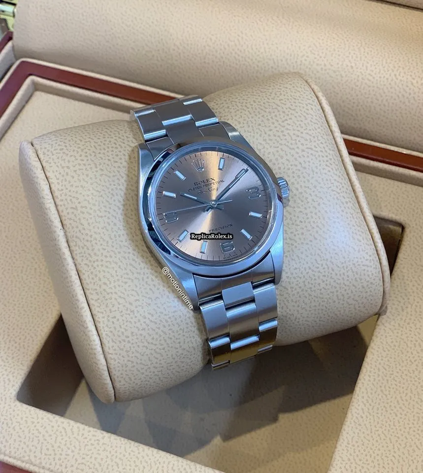 Fantastic Fake Rolex Air King Precision 14000 Caliber 3000 Automatic Movement 34mm Steel Case Mens/unisex Watch