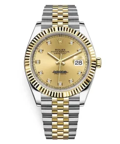 1:1 Clone Rolex Datejust 126333 Caliber 3235 Automatic Movement 41mm Gold/steel Case Mens/unisex Watch