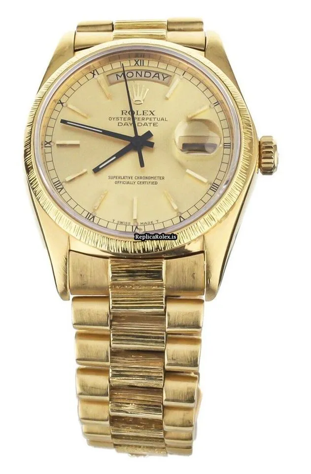 Unique Fake Rolex Day-date 36 18078 Automatic Movement 36mm Yellow Gold Case Mens/unisex Watch