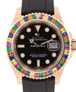 Wonderful Fake Rolex Yacht-master 40 116655 Automatic Movement 40mm Rose Gold Case Watch