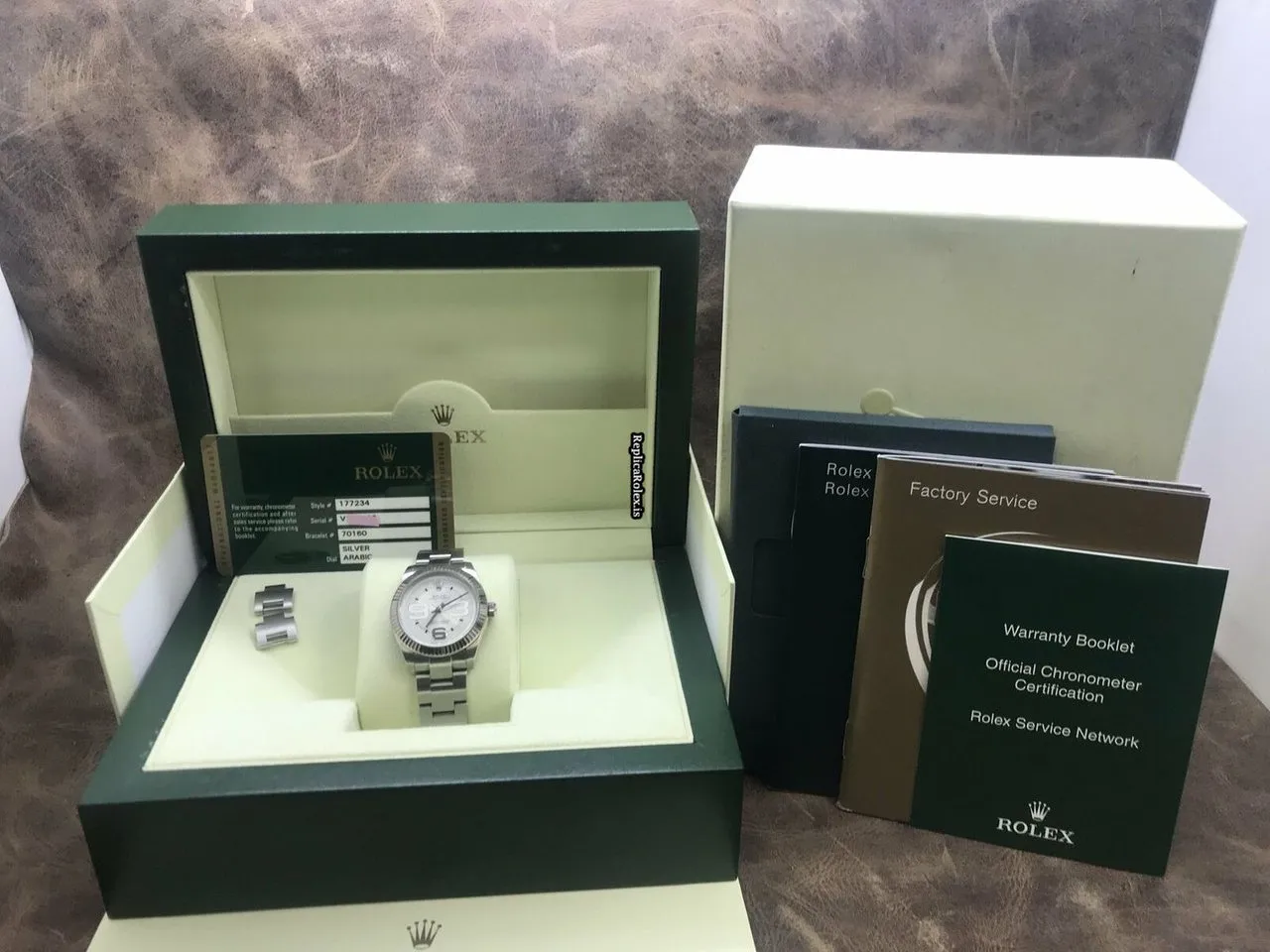 Terrific Fake Rolex Oyster Perpetual 31 177234 Automatic Movement 31mm Steel Case Watch - Image 10