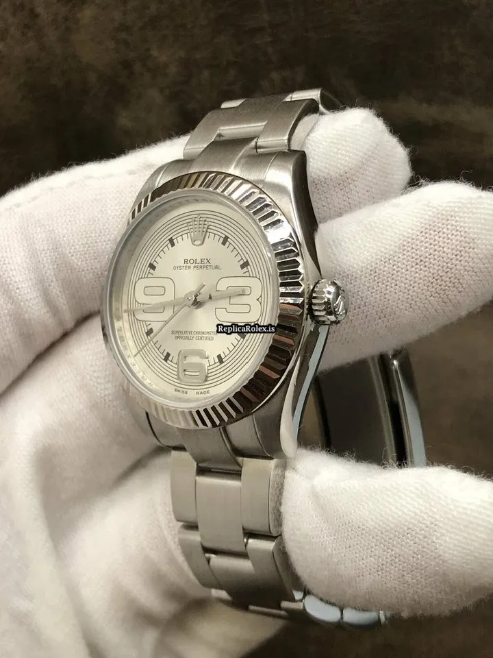 Terrific Fake Rolex Oyster Perpetual 31 177234 Automatic Movement 31mm Steel Case Watch - Image 2