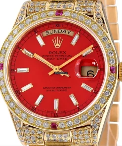 Excellent Replica Rolex Day-date Self Winding Automatic 36mm Yellow Gold Case Mens/unisex Watch