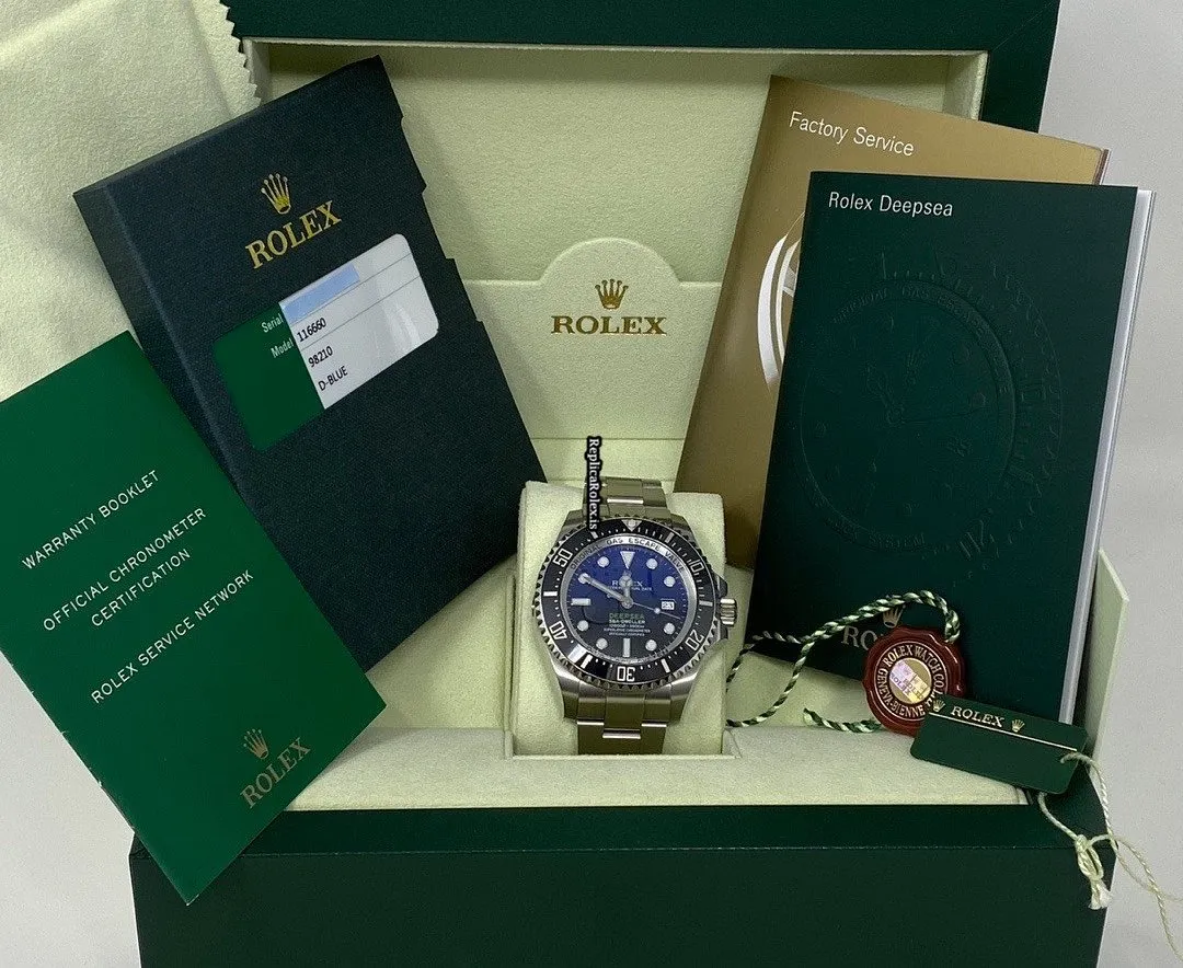 Wholesale Replica Rolex Sea-dweller Deepsea 116660 Caliber 3135 Automatic Movement 44mm Steel Case Mens/unisex Watch - Image 2