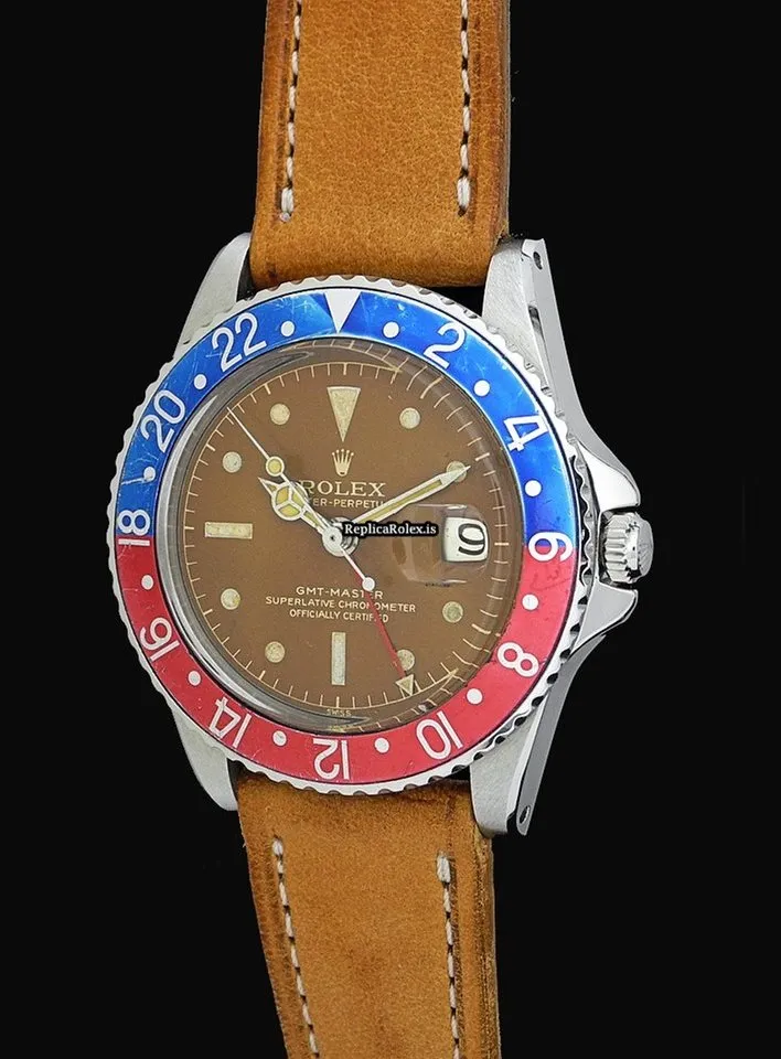 Perfect Knockoff Rolex Gmt-master 1675 Caliber 1570 Automatic Movement 40mm Steel Case Mens/unisex Watch