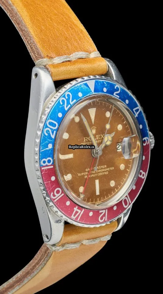 Perfect Knockoff Rolex Gmt-master 1675 Caliber 1570 Automatic Movement 40mm Steel Case Mens/unisex Watch - Image 8