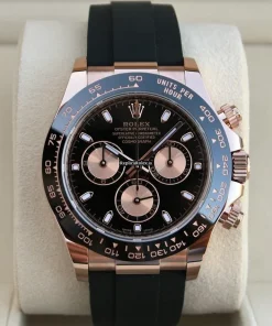Affordable Replica Rolex Daytona 116515ln Automatic Movement 40mm Rose Gold Case Mens/unisex Watch