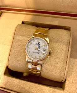 Cheap Fake Rolex Datejust 68278 Automatic Movement 31mm Yellow Gold Case Womens Watch