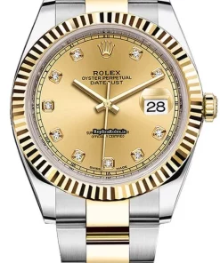 Special Knockoff Rolex Datejust 126333 Caliber 3235 Automatic Movement 41mm Gold/steel Case Mens/unisex Watch