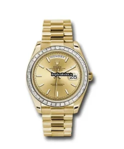 Remarkable Knockoff Rolex Day-date 40 228398tbr Caliber 3255 Automatic Movement 40x48mm Yellow Gold Case Mens/unisex Watch