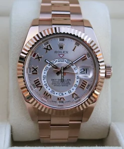 Incredible Replica Rolex Sky-dweller 326935 Caliber 9001 Automatic Movement 42mm Rose Gold Case Mens/unisex Watch