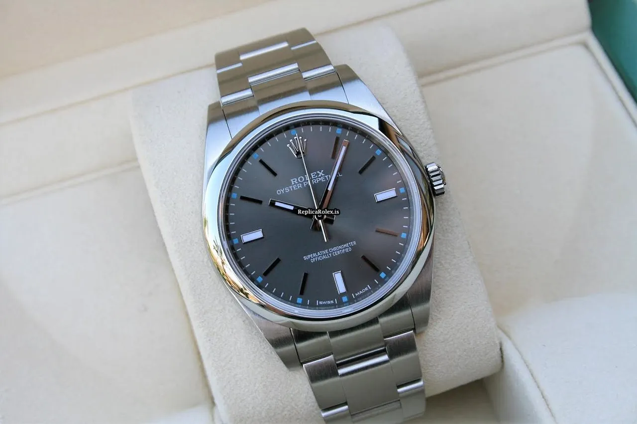 1:1 Fake Rolex Oyster Perpetual 39 114300 Caliber 3132 Automatic Movement 39mm Steel Case Mens/unisex Watch - Image 4