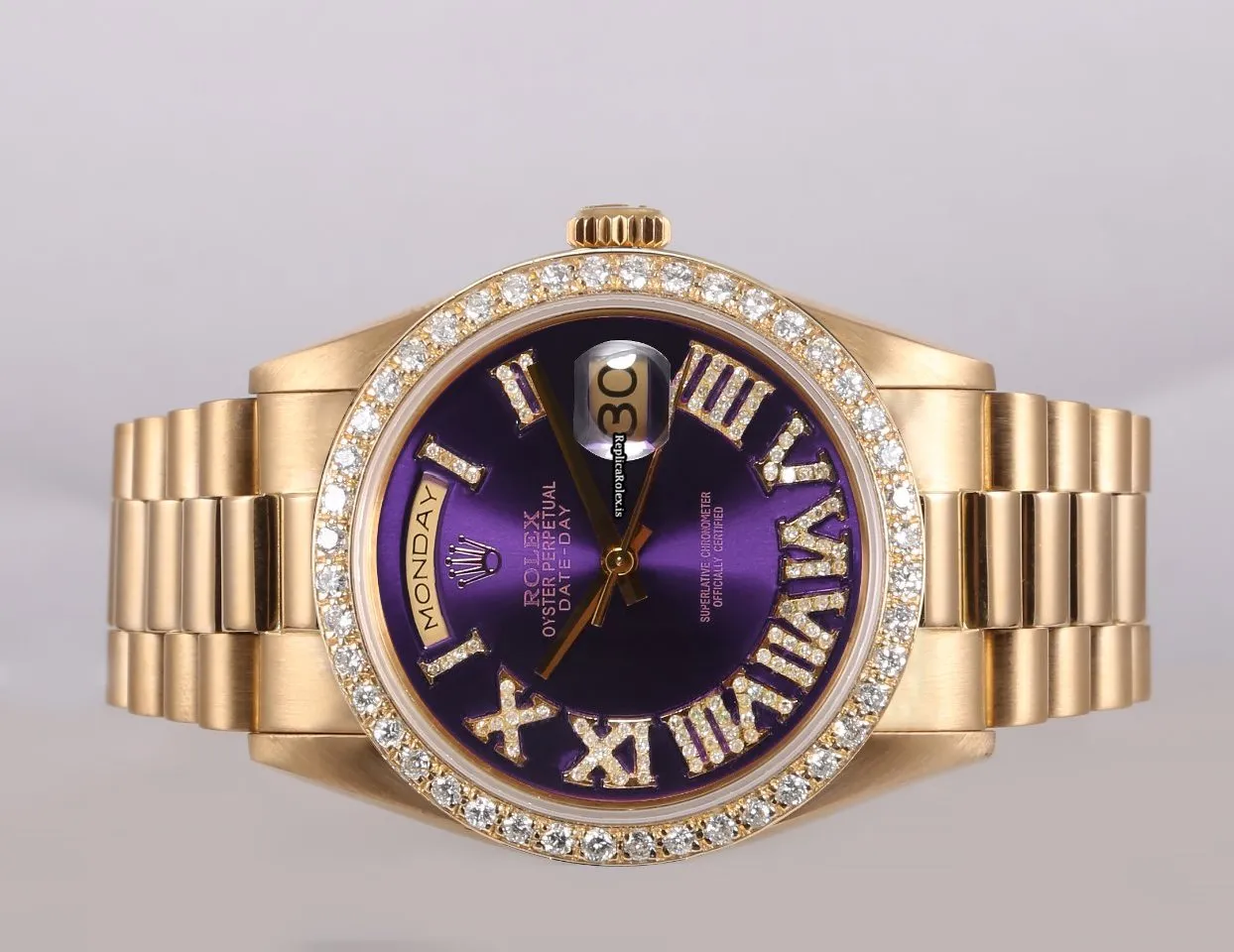 Design Imitation Rolex Day-date 36 18238 Automatic Movement 36mm Yellow Gold Case Mens/unisex Watch - Image 3