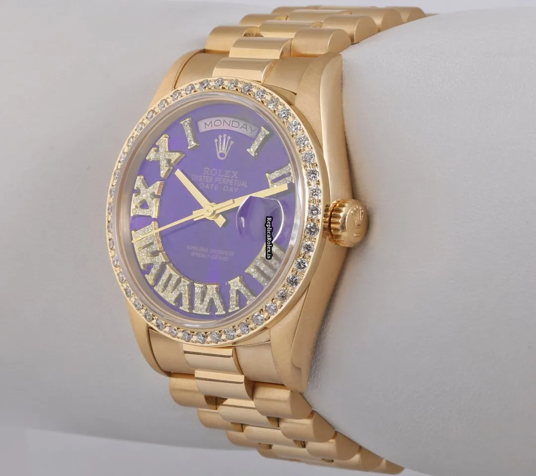 Design Imitation Rolex Day-date 36 18238 Automatic Movement 36mm Yellow Gold Case Mens/unisex Watch - Image 4