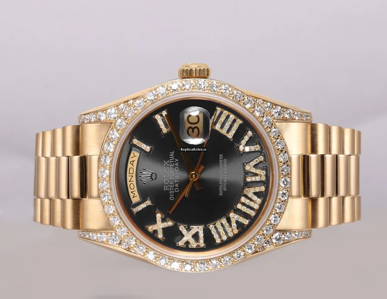 Superb Replica Rolex Day-date 36 18238 Automatic Movement 36mm Yellow Gold Case Mens/unisex Watch - Image 3