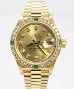 Incredible Fake Rolex Lady-datejust 79088 26mm Yellow Gold Case Womens Watch