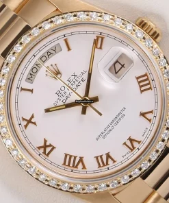 Quality Replica Rolex Day-date 36 18038 Automatic Movement 36mm Yellow Gold Case Mens/unisex Watch