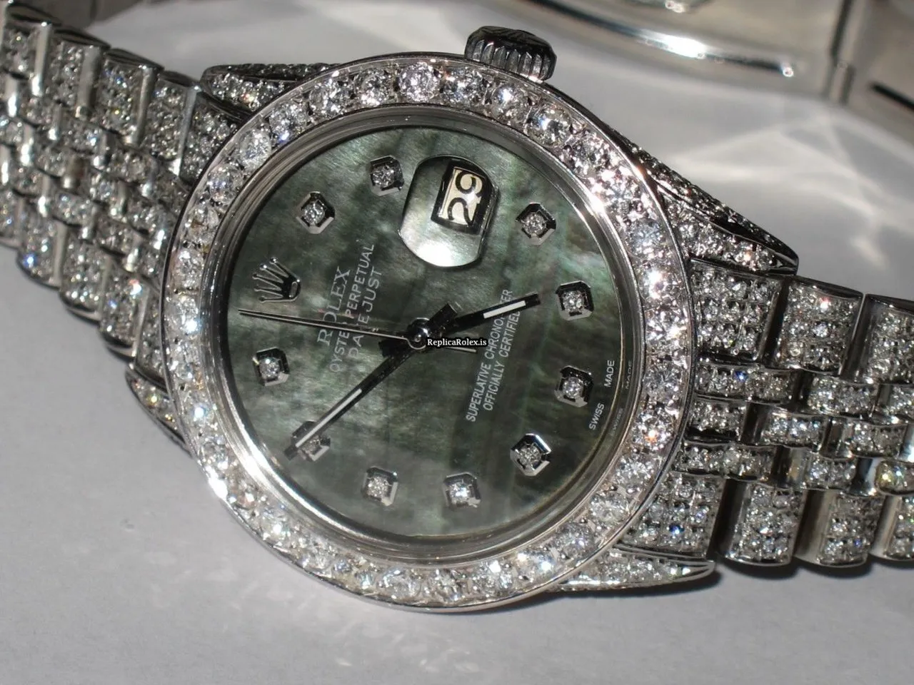 Durable Fake Rolex Datejust Self Winding Automatic 36mm Steel Case Mens/unisex Watch