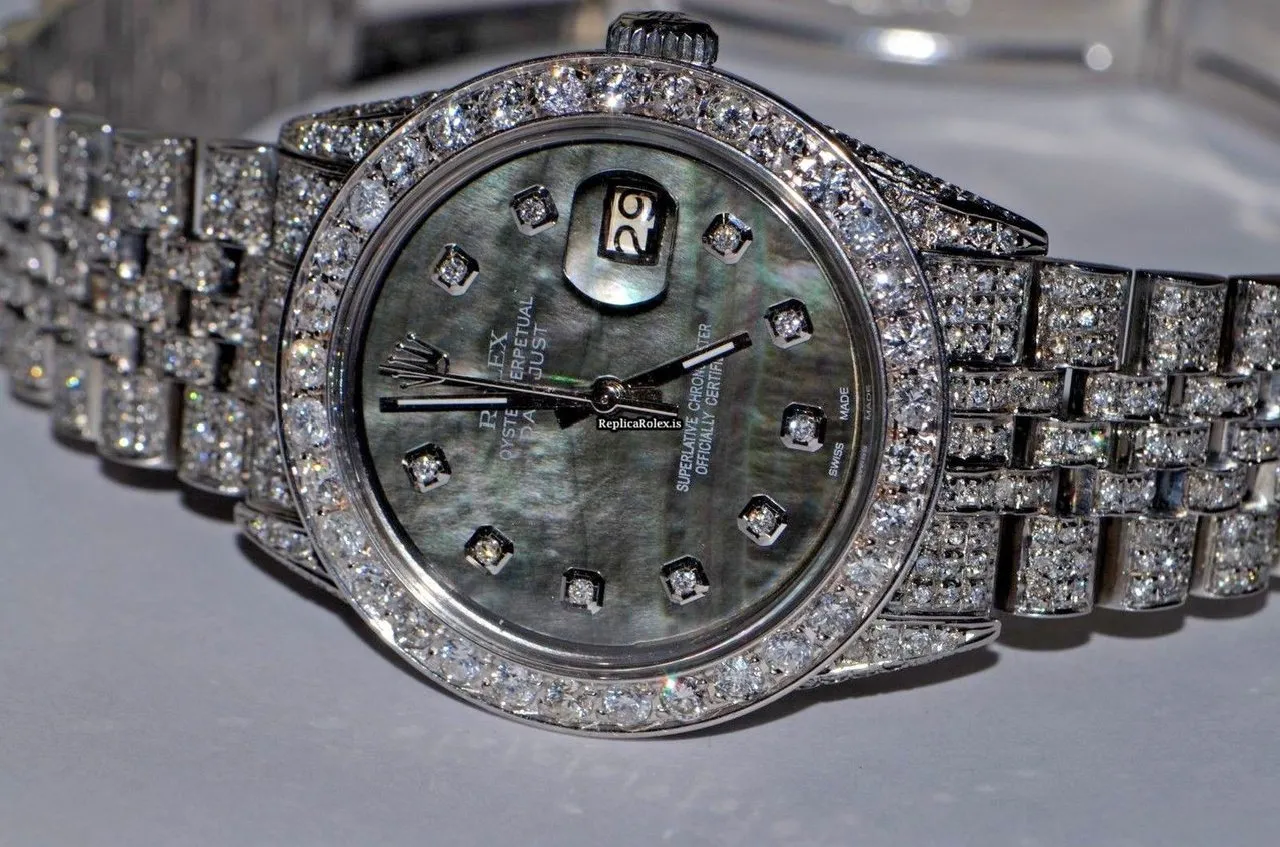 Durable Fake Rolex Datejust Self Winding Automatic 36mm Steel Case Mens/unisex Watch - Image 3