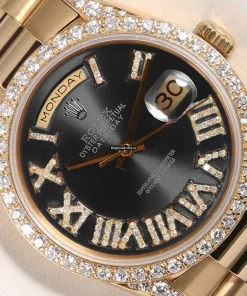 Pleasing Knockoff Rolex Day-date 36 18038 Automatic Movement 36mm Yellow Gold Case Mens/unisex Watch